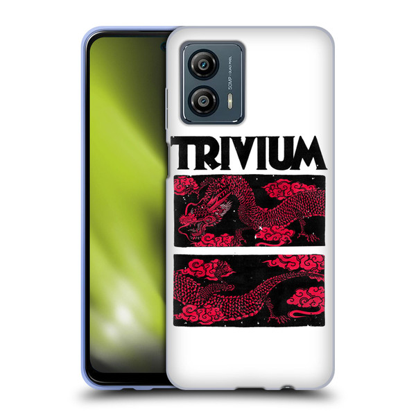 Trivium Graphics Double Dragons Soft Gel Case for Motorola Moto G53 5G