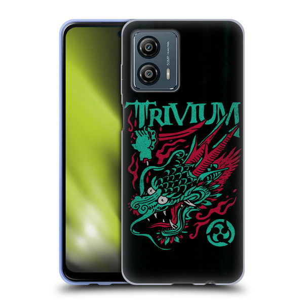 Trivium Graphics Screaming Dragon Soft Gel Case for Motorola Moto G53 5G