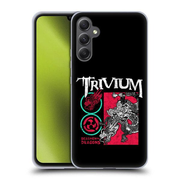 Trivium Graphics Deadmen And Dragons Date Soft Gel Case for Samsung Galaxy A34 5G