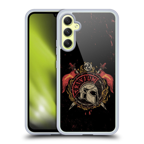 Trivium Graphics Knight Helmet Soft Gel Case for Samsung Galaxy A34 5G
