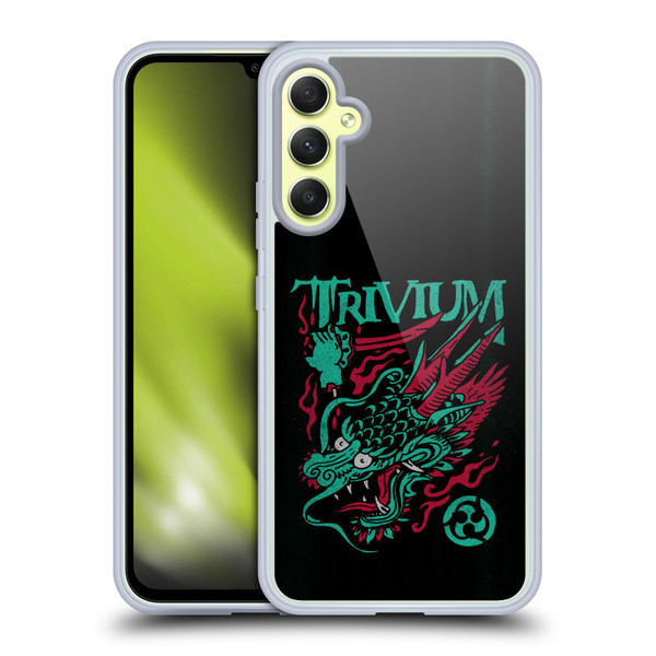 Trivium Graphics Screaming Dragon Soft Gel Case for Samsung Galaxy A34 5G
