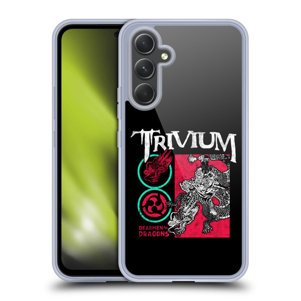 Trivium Graphics Deadmen And Dragons Date Soft Gel Case for Samsung Galaxy A54 5G