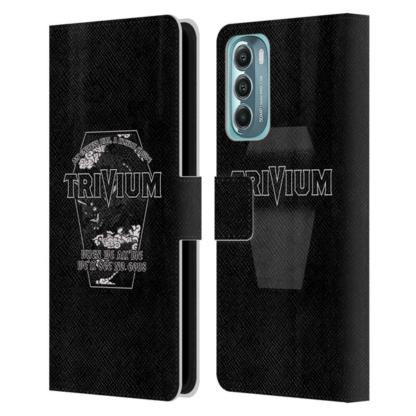 Trivium Graphics No Gods Leather Book Wallet Case Cover For Motorola Moto G Stylus 5G (2022)