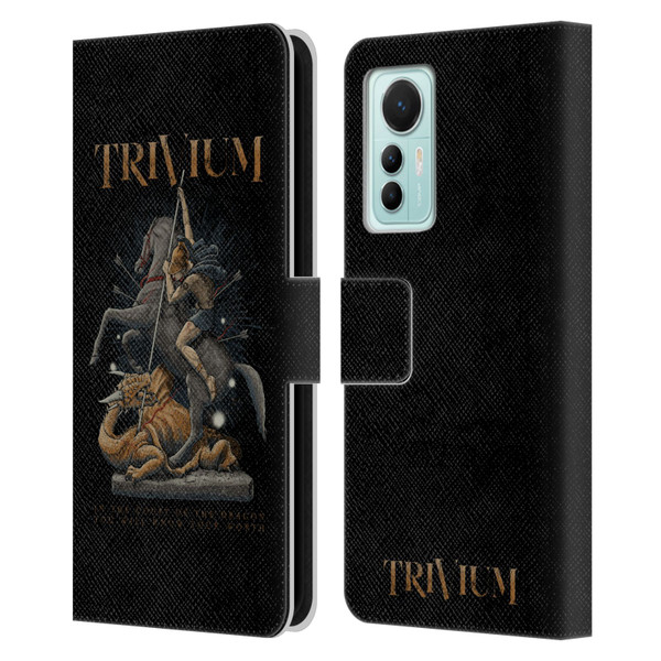 Trivium Graphics Dragon Slayer Leather Book Wallet Case Cover For Xiaomi 12 Lite