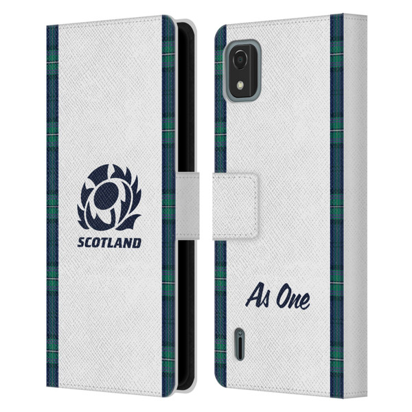 Scotland Rugby 2023/24 Crest Kit Away Leather Book Wallet Case Cover For Nokia C2 2nd Edition