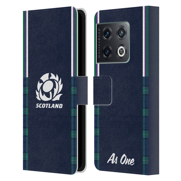 Scotland Rugby 2023/24 Crest Kit Home Leather Book Wallet Case Cover For OnePlus 10 Pro