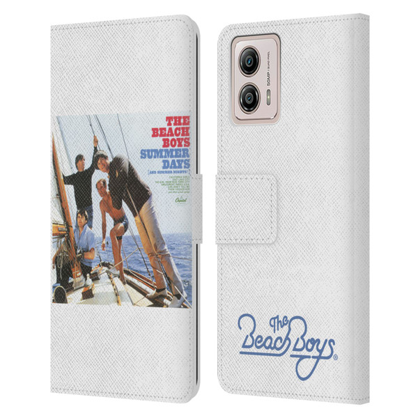 The Beach Boys Album Cover Art Summer Days and Nights Leather Book Wallet Case Cover For Motorola Moto G53 5G