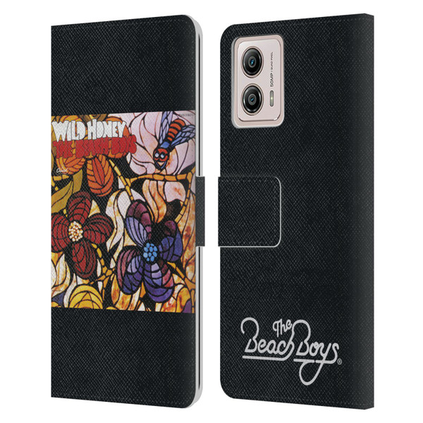 The Beach Boys Album Cover Art Wild Honey Leather Book Wallet Case Cover For Motorola Moto G53 5G