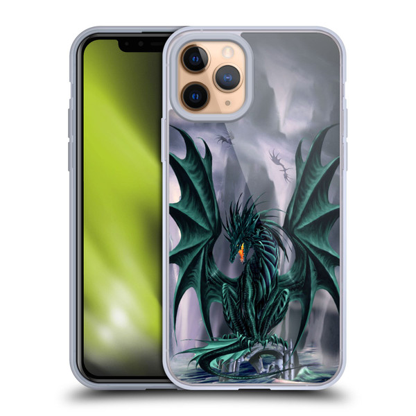 Ruth Thompson Dragons Jade Soft Gel Case for Apple iPhone 11 Pro