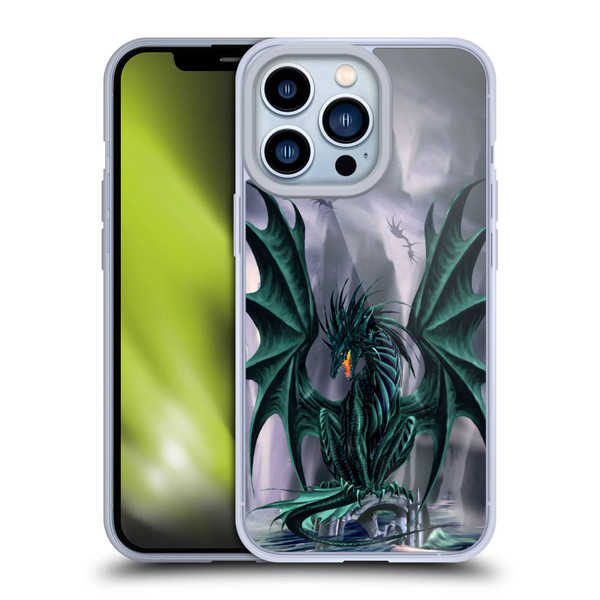 Ruth Thompson Dragons Jade Soft Gel Case for Apple iPhone 13 Pro