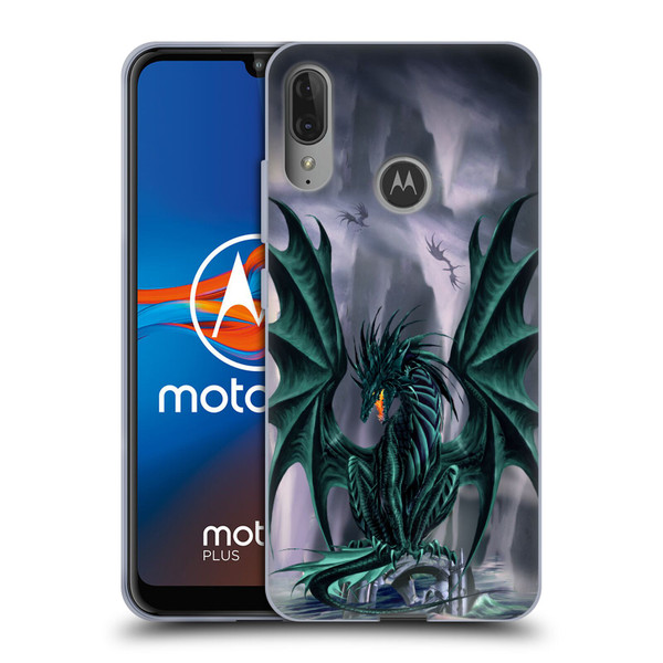 Ruth Thompson Dragons Jade Soft Gel Case for Motorola Moto E6 Plus