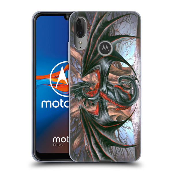 Ruth Thompson Dragons Malice Soft Gel Case for Motorola Moto E6 Plus