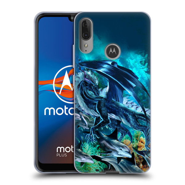 Ruth Thompson Dragons Sea Frolic Soft Gel Case for Motorola Moto E6 Plus