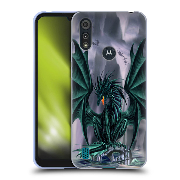 Ruth Thompson Dragons Jade Soft Gel Case for Motorola Moto E6s (2020)