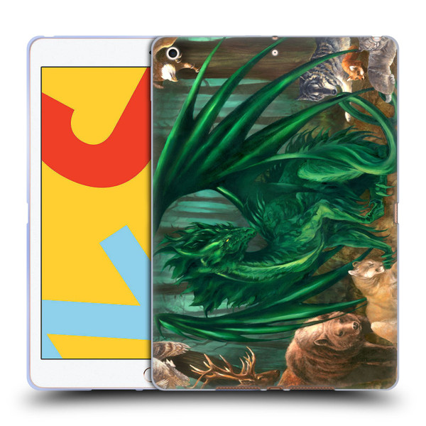 Ruth Thompson Dragons Lord of the Forest Soft Gel Case for Apple iPad 10.2 2019/2020/2021