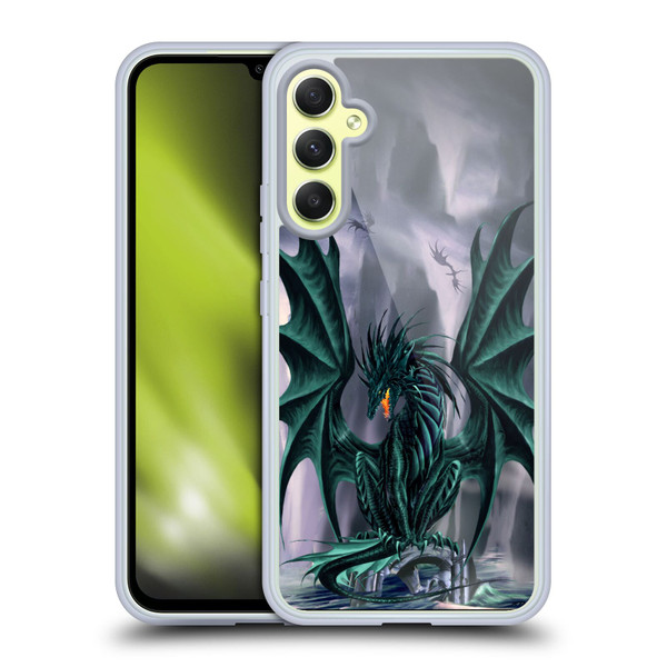 Ruth Thompson Dragons Jade Soft Gel Case for Samsung Galaxy A34 5G
