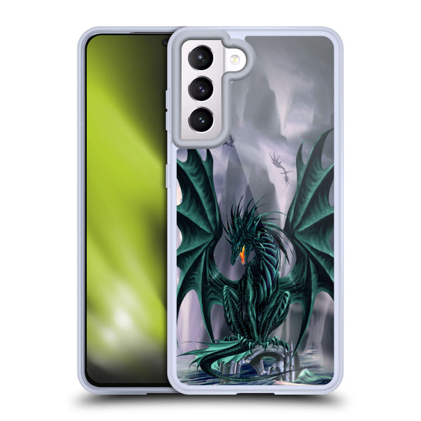 Ruth Thompson Dragons Jade Soft Gel Case for Samsung Galaxy S21 5G