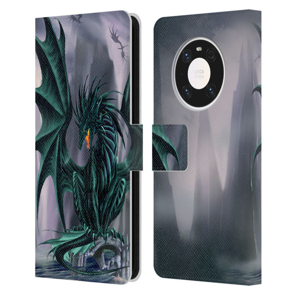 Ruth Thompson Dragons Jade Leather Book Wallet Case Cover For Huawei Mate 40 Pro 5G