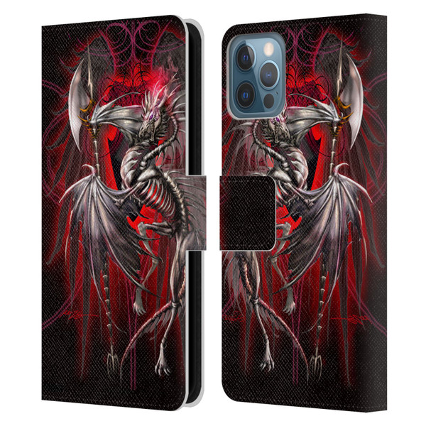 Ruth Thompson Dragons Lichblade Leather Book Wallet Case Cover For Apple iPhone 12 / iPhone 12 Pro