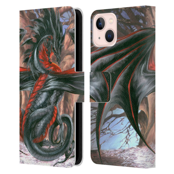 Ruth Thompson Dragons Malice Leather Book Wallet Case Cover For Apple iPhone 13