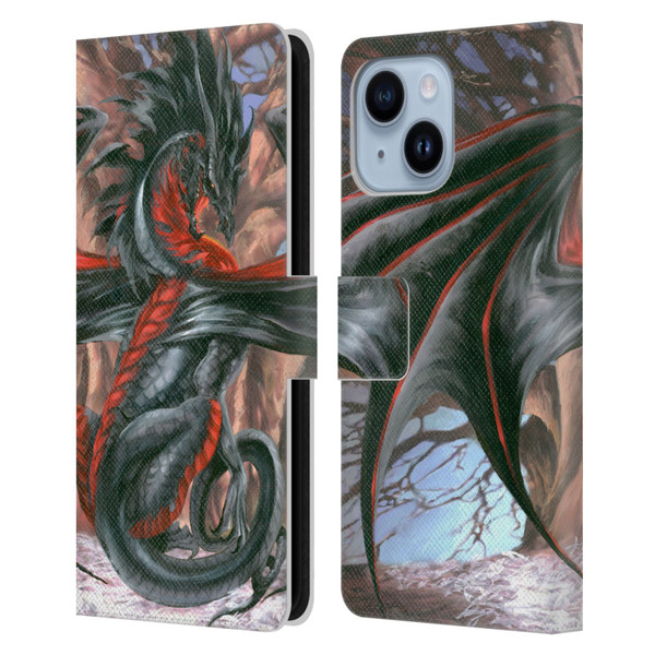Ruth Thompson Dragons Malice Leather Book Wallet Case Cover For Apple iPhone 14 Plus