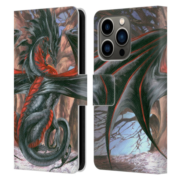Ruth Thompson Dragons Malice Leather Book Wallet Case Cover For Apple iPhone 14 Pro