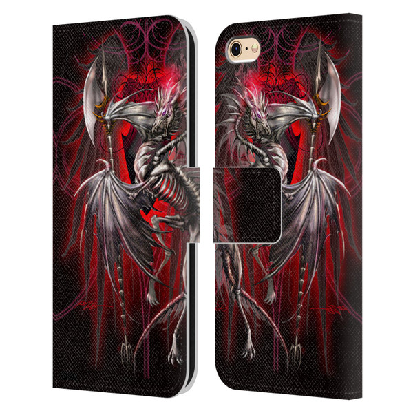 Ruth Thompson Dragons Lichblade Leather Book Wallet Case Cover For Apple iPhone 6 / iPhone 6s