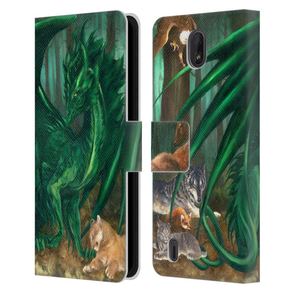 Ruth Thompson Dragons Lord of the Forest Leather Book Wallet Case Cover For Nokia C01 Plus/C1 2nd Edition