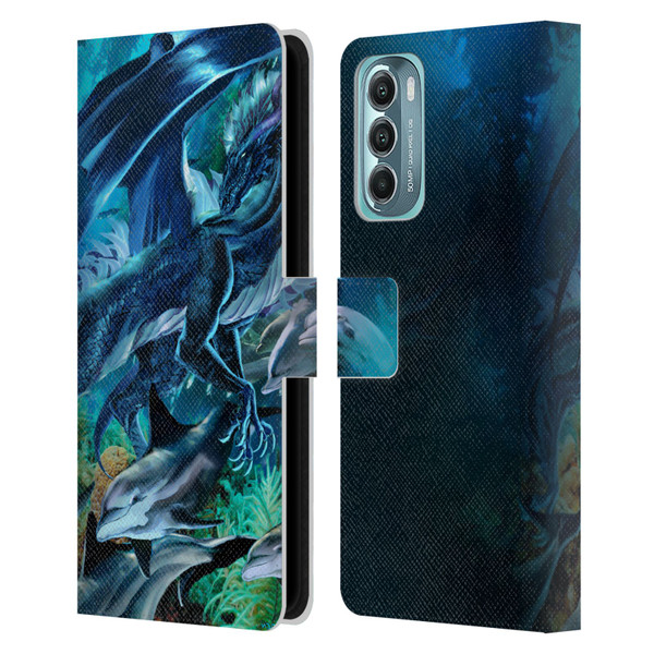 Ruth Thompson Dragons Sea Frolic Leather Book Wallet Case Cover For Motorola Moto G Stylus 5G (2022)