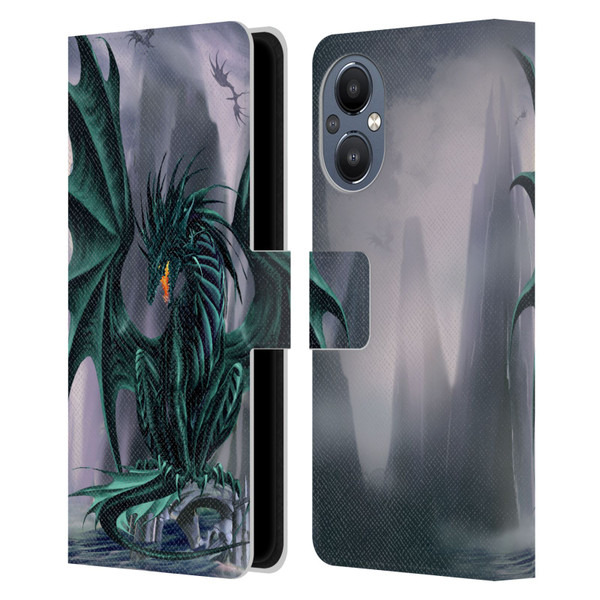 Ruth Thompson Dragons Jade Leather Book Wallet Case Cover For OnePlus Nord N20 5G