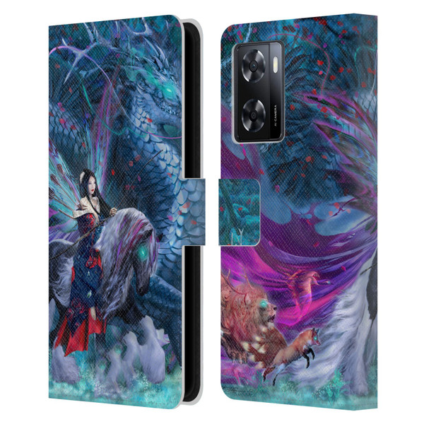 Ruth Thompson Dragons Ride of the Yokai Leather Book Wallet Case Cover For OPPO A57s