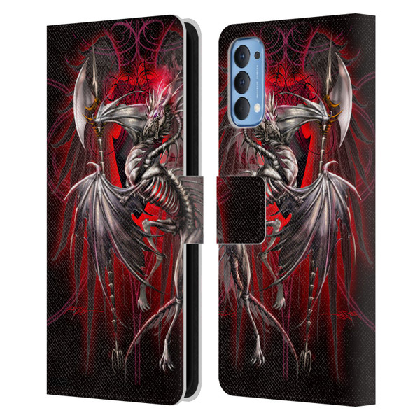 Ruth Thompson Dragons Lichblade Leather Book Wallet Case Cover For OPPO Reno 4 5G