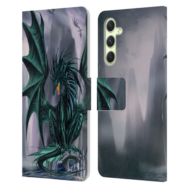 Ruth Thompson Dragons Jade Leather Book Wallet Case Cover For Samsung Galaxy A54 5G