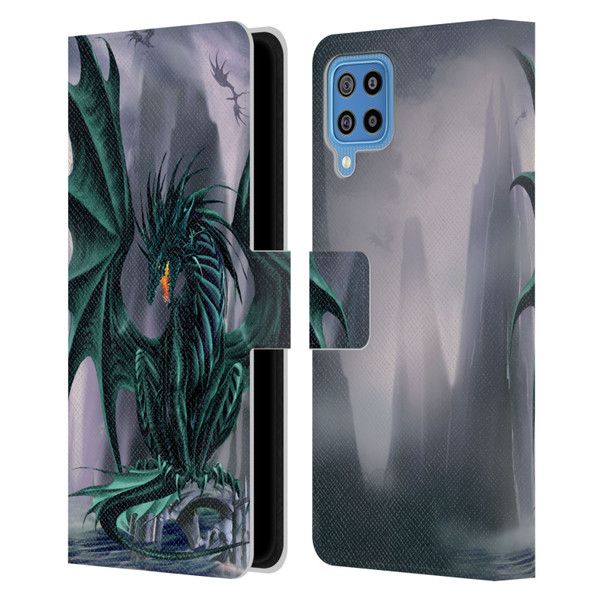 Ruth Thompson Dragons Jade Leather Book Wallet Case Cover For Samsung Galaxy F22 (2021)