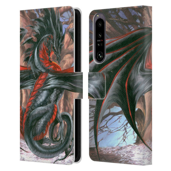 Ruth Thompson Dragons Malice Leather Book Wallet Case Cover For Sony Xperia 1 IV