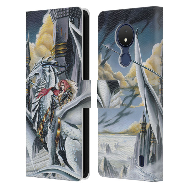 Ruth Thompson Dragons 2 Warring Tribes Leather Book Wallet Case Cover For Nokia C21