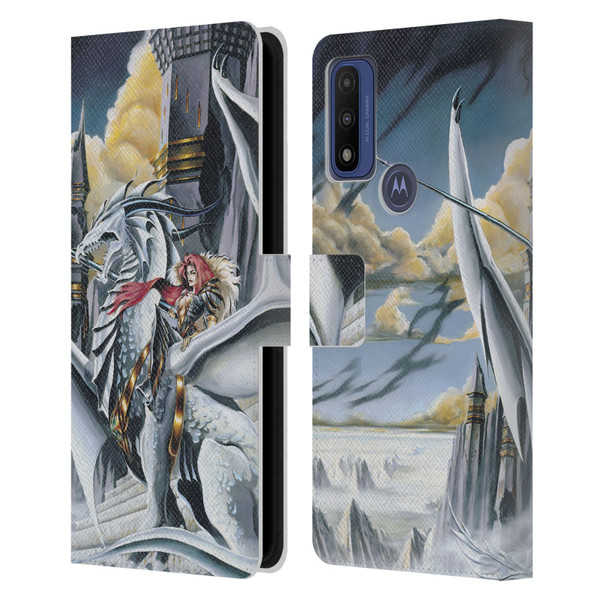 Ruth Thompson Dragons 2 Warring Tribes Leather Book Wallet Case Cover For Motorola G Pure