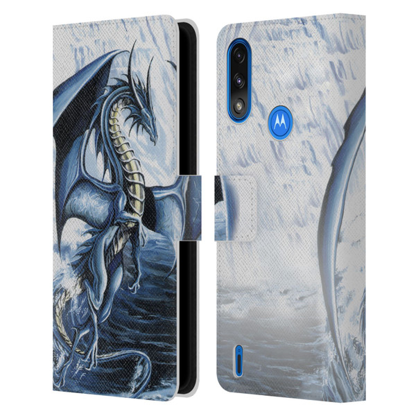 Ruth Thompson Dragons 2 Spirit of the Ice Leather Book Wallet Case Cover For Motorola Moto E7 Power / Moto E7i Power