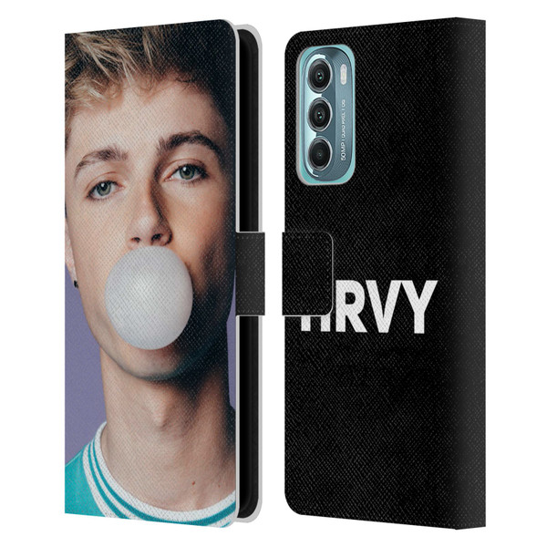 HRVY Graphics Calendar 2 Leather Book Wallet Case Cover For Motorola Moto G Stylus 5G (2022)