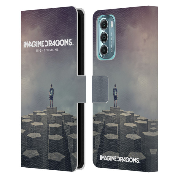 Imagine Dragons Key Art Night Visions Album Cover Leather Book Wallet Case Cover For Motorola Moto G Stylus 5G (2022)