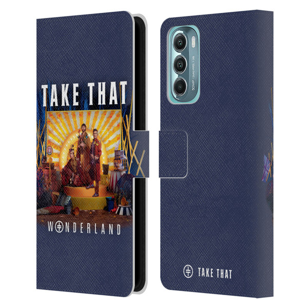 Take That Wonderland Album Cover Leather Book Wallet Case Cover For Motorola Moto G Stylus 5G (2022)