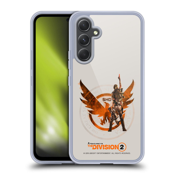Tom Clancy's The Division 2 Characters Female Agent 2 Soft Gel Case for Samsung Galaxy A54 5G