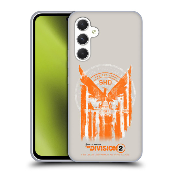 Tom Clancy's The Division 2 Key Art Phoenix Capitol Building Soft Gel Case for Samsung Galaxy A54 5G