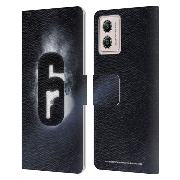 Tom Clancy's Rainbow Six Siege Logos Glow Leather Book Wallet Case Cover For Motorola Moto G53 5G