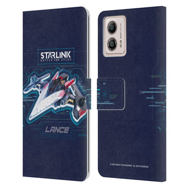 Starlink Battle for Atlas Starships Lance Leather Book Wallet Case Cover For Motorola Moto G53 5G