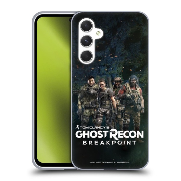 Tom Clancy's Ghost Recon Breakpoint Character Art The Ghosts Soft Gel Case for Samsung Galaxy A54 5G