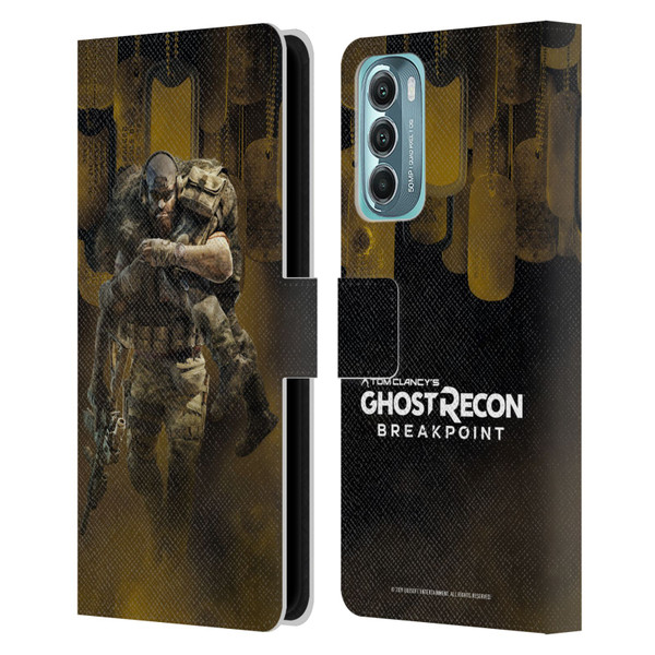 Tom Clancy's Ghost Recon Breakpoint Character Art Nomad Poster Leather Book Wallet Case Cover For Motorola Moto G Stylus 5G (2022)