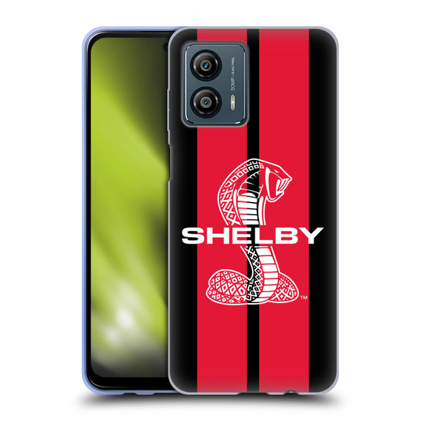 Shelby Car Graphics Red Soft Gel Case for Motorola Moto G53 5G