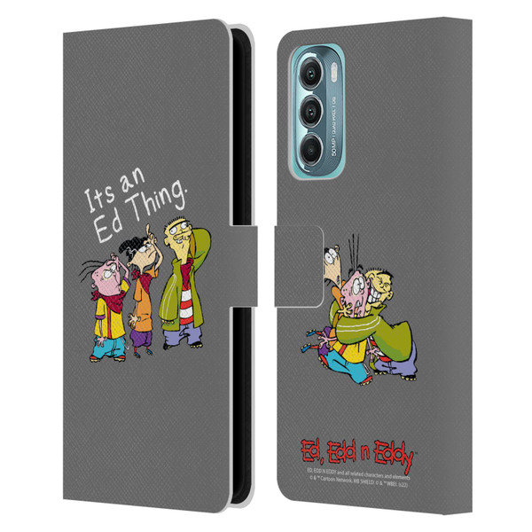 Ed, Edd, n Eddy Graphics It's An Ed Thing Leather Book Wallet Case Cover For Motorola Moto G Stylus 5G (2022)