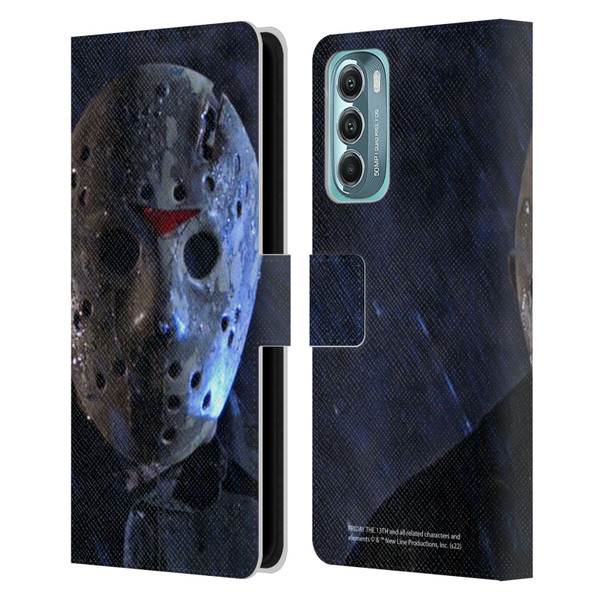 Friday the 13th: A New Beginning Graphics Jason Leather Book Wallet Case Cover For Motorola Moto G Stylus 5G (2022)
